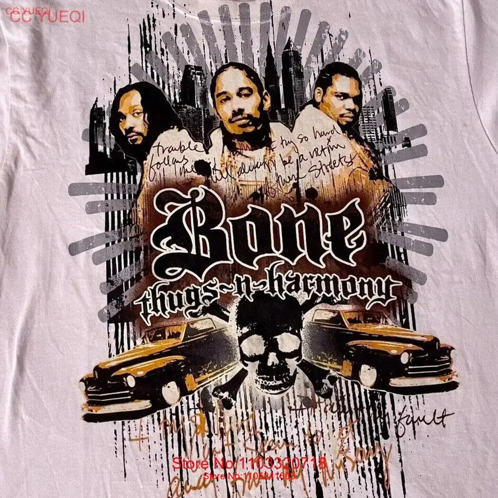 Bone Thugs N Harmony  T Shirt Full Size S 5XL ZL529 vintage Washed Versatile fashion Stylish Stretched streetwear Slightly Soft