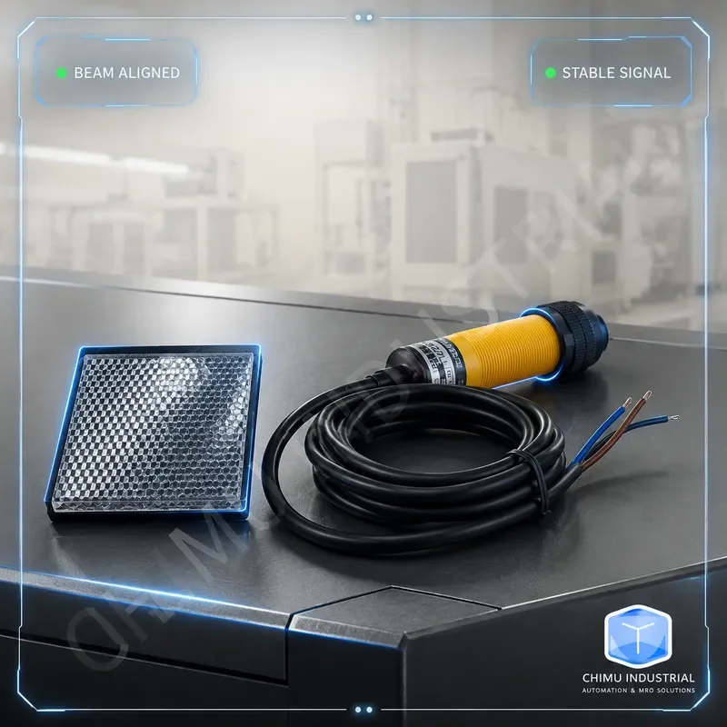 【CHIMU INDUSTRIAL】 for E3F-R2P1 R2NPK Photoelectric Switch Retroreflective PNP NO DC