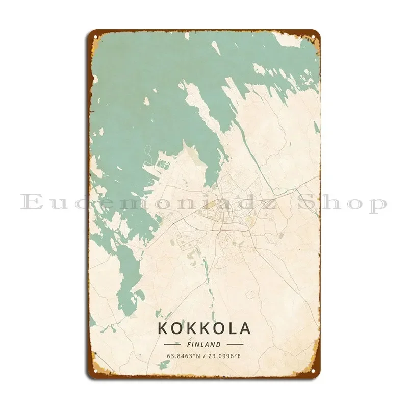Kokkola Finland Metal Plaque Cinema Wall Decor Club Bar Customized Club Tin Sign Poster