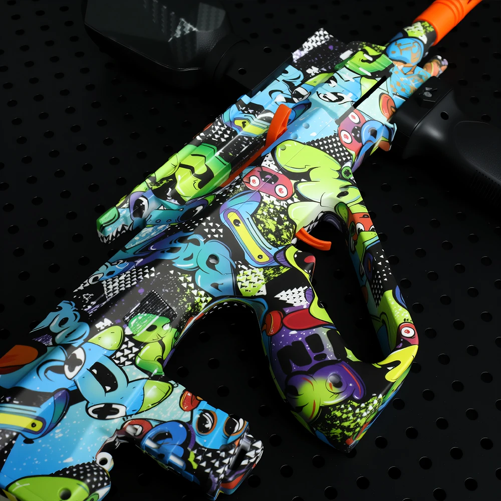 Conjunto de blaster de bola de gel AUG – brinquedo de combate ao ar livre recarregável para adolescentes de 14 anos, presente perfeito para meninos e meninas (contas de gel não incluídas)
