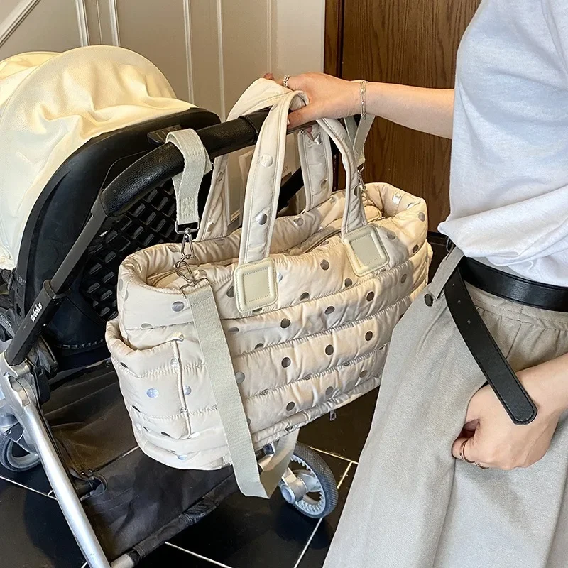 Large Capacity Mommy Bags Maternity Handbag Fashion Travel Tote Bag for Mom Baby Diaper Bag Nappy Storage Baby Items Organizer