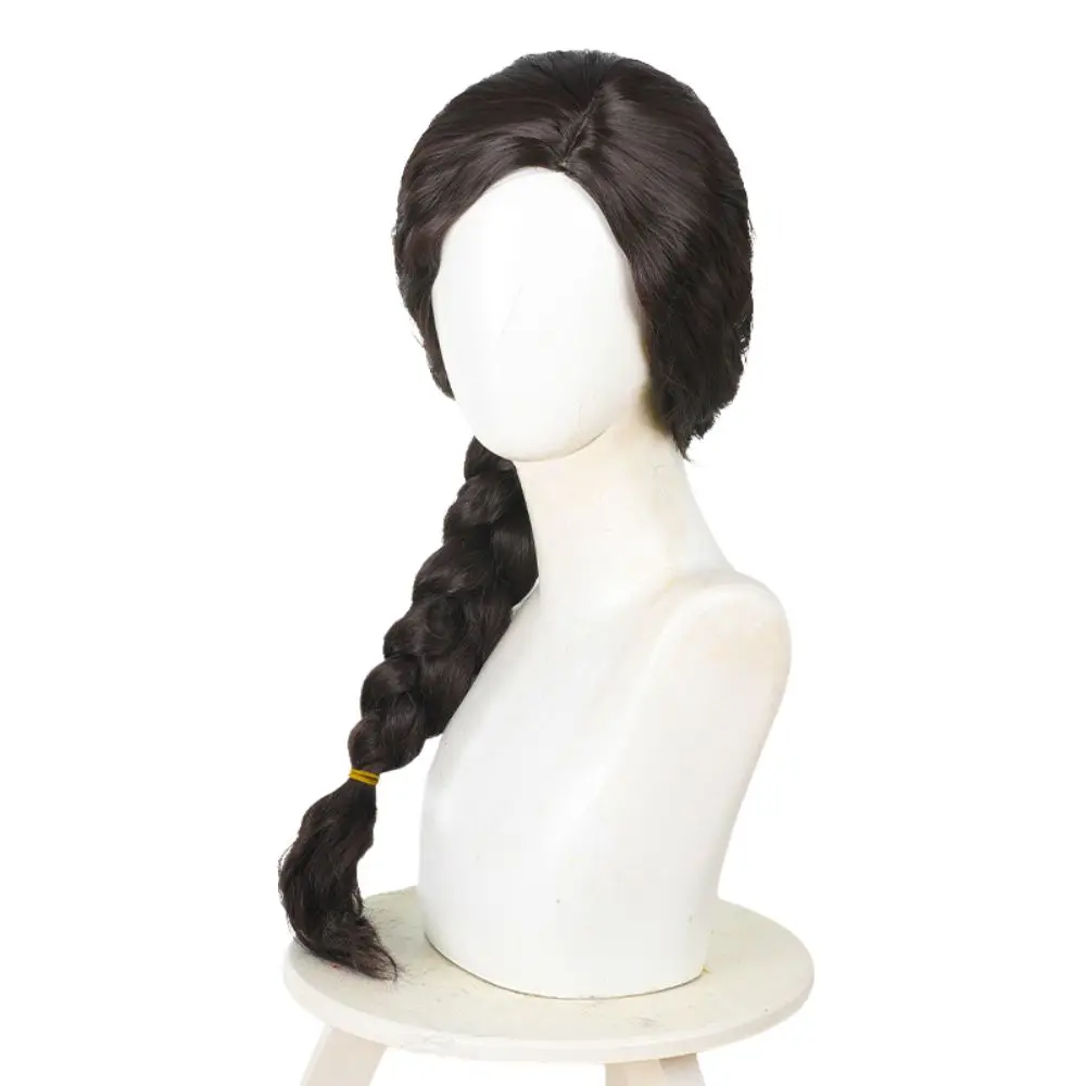 شعر مستعار كوسبلاي من Wicked Elphaba للنساء، شعر أسود طويل مقاوم للحرارة، شعر صناعي، دعائم لعب الأدوار، إكسسوارات أزياء الهالوين