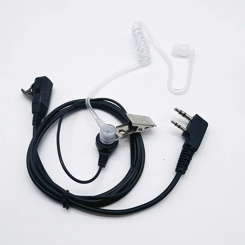 Baofeng Covert Acoustic Air Tube PTT Mic Microphone Earphone Headset Headphone For Kenwood Radio Walkie Talkie Transceiver