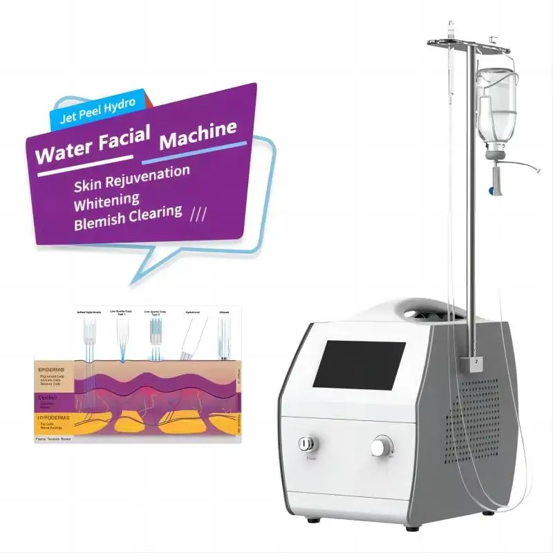 

New Arrival Facial Peeling Device Oxygen Spray Jet Peel Machine Face Cleaning Water Oxygen Machine for Home and Beauty Salon