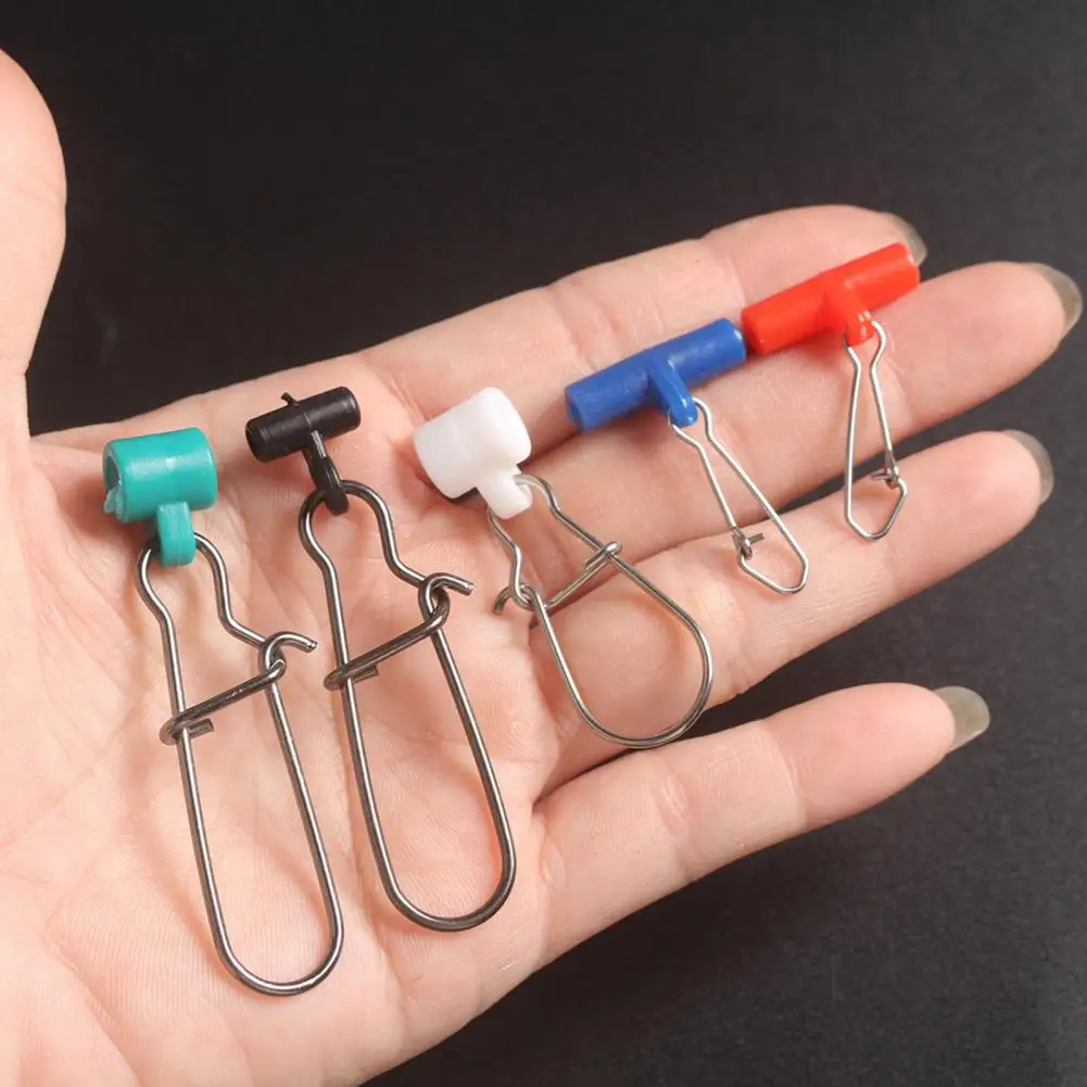 

10/20/30Pcs Fishing Sinker Slide Stainless Steel Snap PlasticFishing Line Connector Fishing Sinker Connector Fishing Accessories