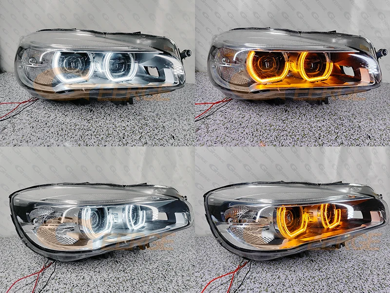 For BMW 2 Series F45 F46 2013 2014 2015 2016 2017 2018 Ultra Bright DTM M4 Style Led Angel Eyes Kit Halo Rings