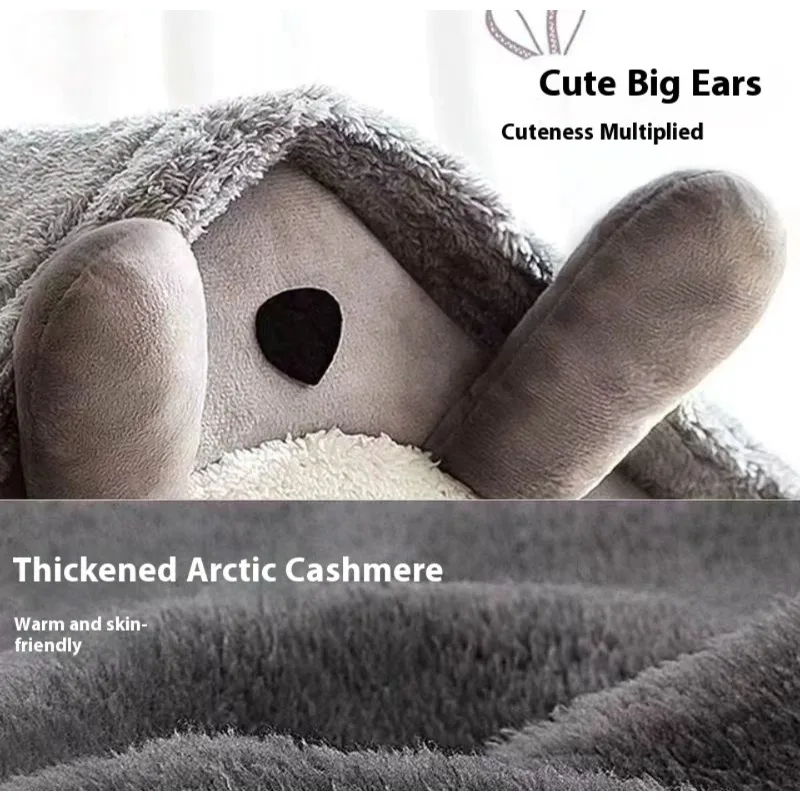 All Season Dog House Style Bed - Removable Washable Pet Bed for Small Dogs Teddy Winter Warm Cat Dog House image 5