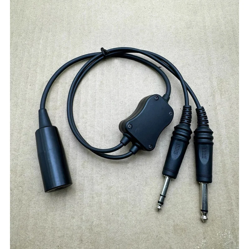PP+ FOR Bose A10 A20 Aviation Headset Adapter BOEING GA Dual Plug to U174 Plug