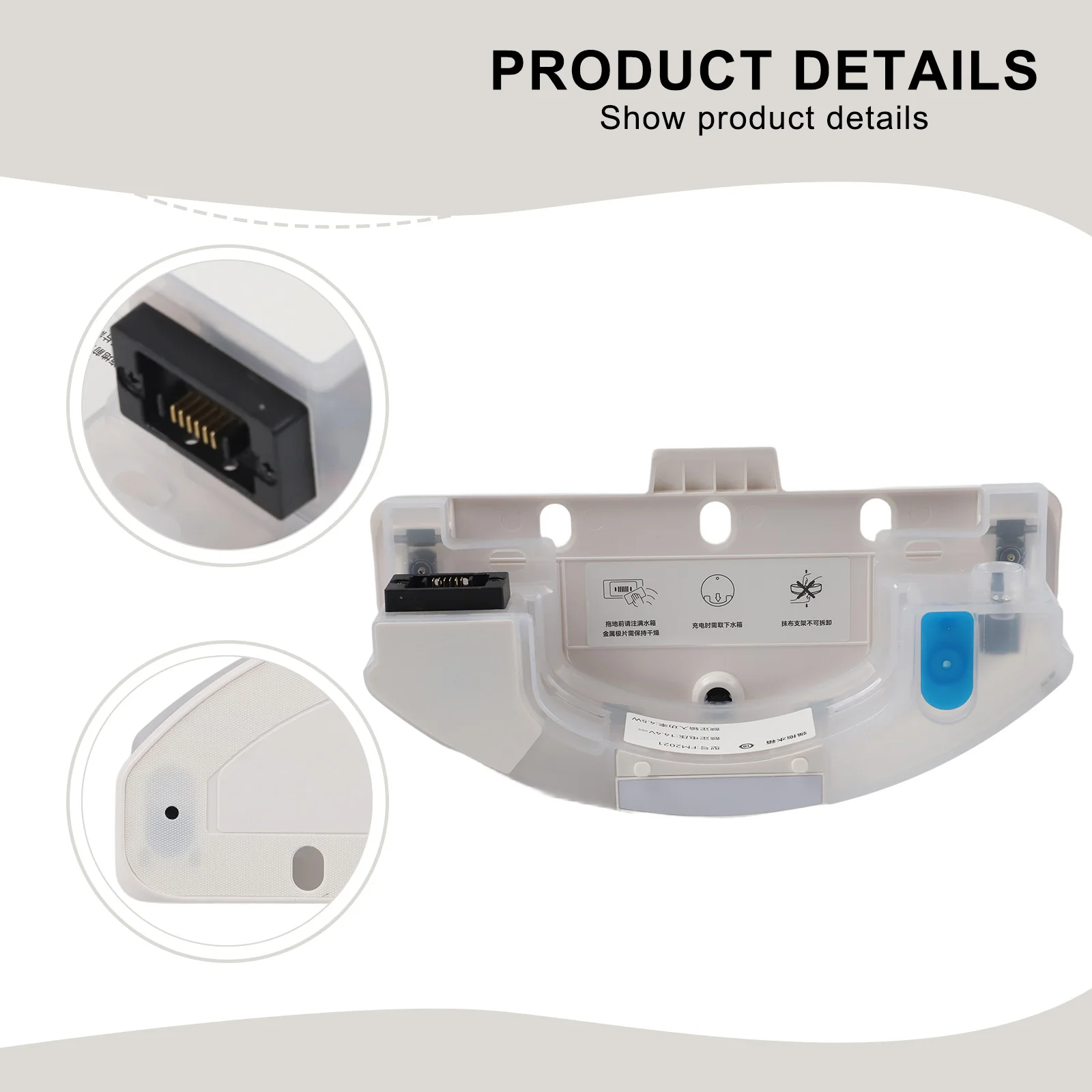 

Бак для воды для робота-пылесоса ECOVACS, сменный, большой емкости, для легкого пополнения, для уборки дома