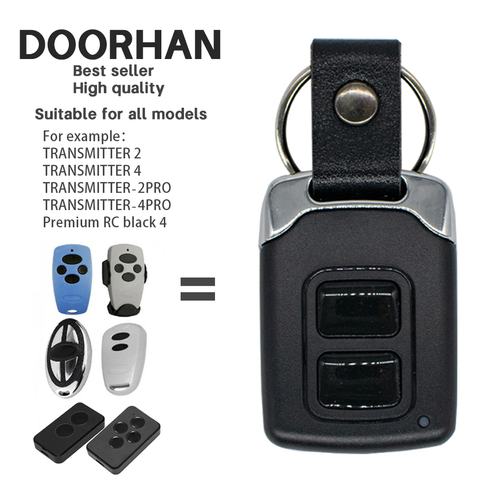Garage Remote Control 433MHz For TRANSMITTER 2PRO 4PRO DOORHAN Keychain for Barrier Keyfob 433.92MHz