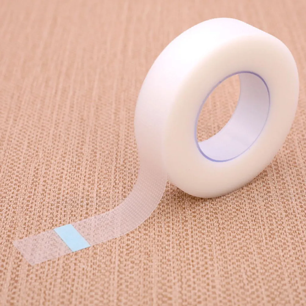 5Pcs Eyelash Extension Tape White Premium Material Gentle on Skin Easy Stick Remove Elastic Isolation Tape for Lash Artists