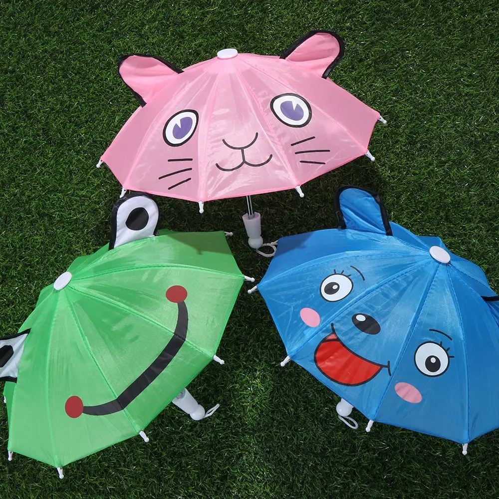 Doll Umbrella 1/3 1/4 Mini Umbrella Rain Gear For 18 Inch & 43cm Baby Doll Accessories Children's Umbrella Toys