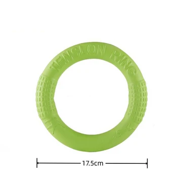 Dog Ring Toys Indestructible Chewing Flying Floating Training Tools Fetch for Small Medium Large Dogs Throwing Catching Flying 3
