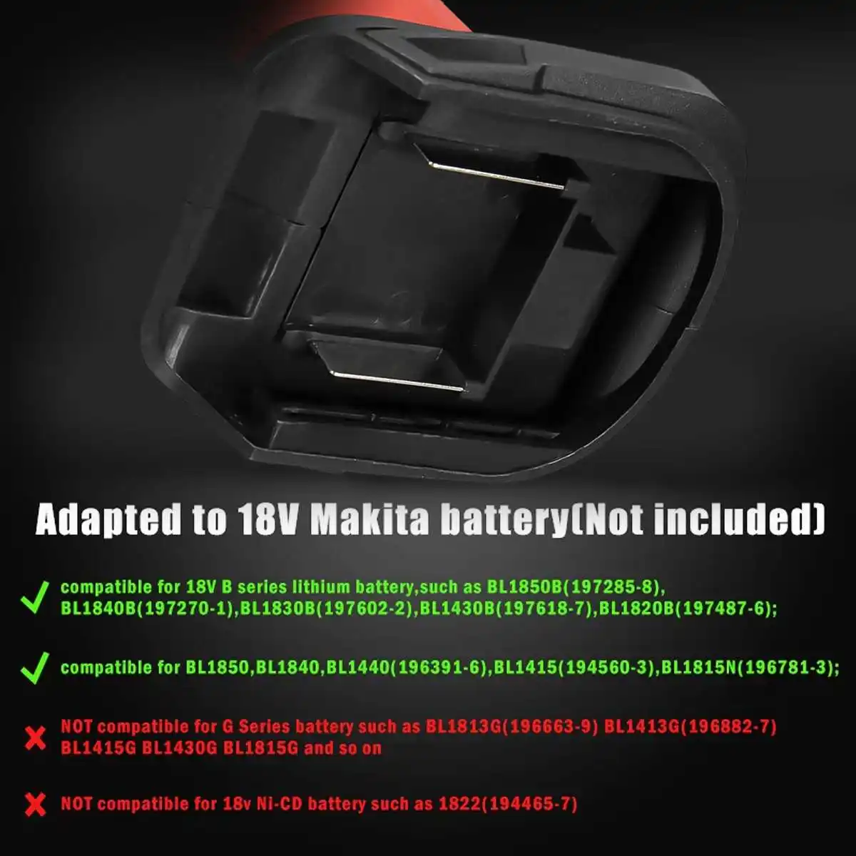 Imagem -04 - Brushless Chave de Impacto Elétrica Bateria Li-ion Recarregável Broca de Mão para Makita Bateria 18v 580n.m 588vf 27 ah