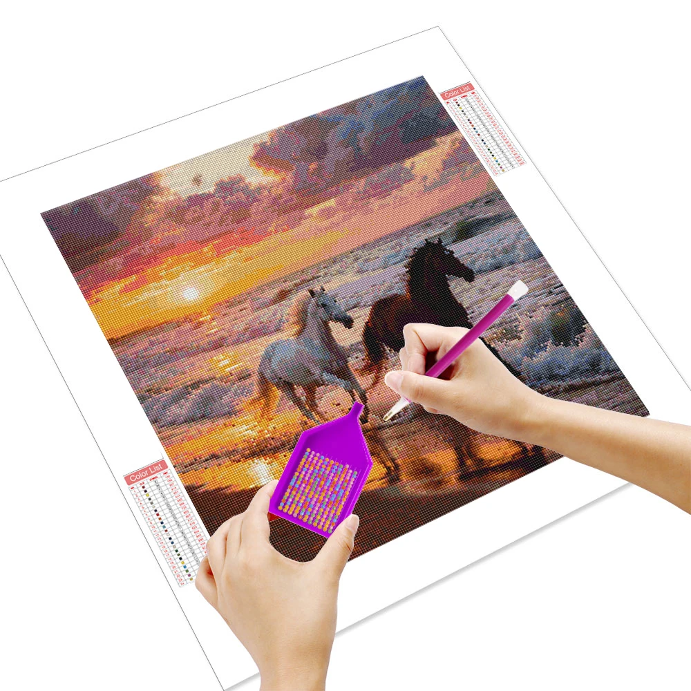 Pintura em Diamante Huacan com - Resin Art Wallpaper avaliação e preço