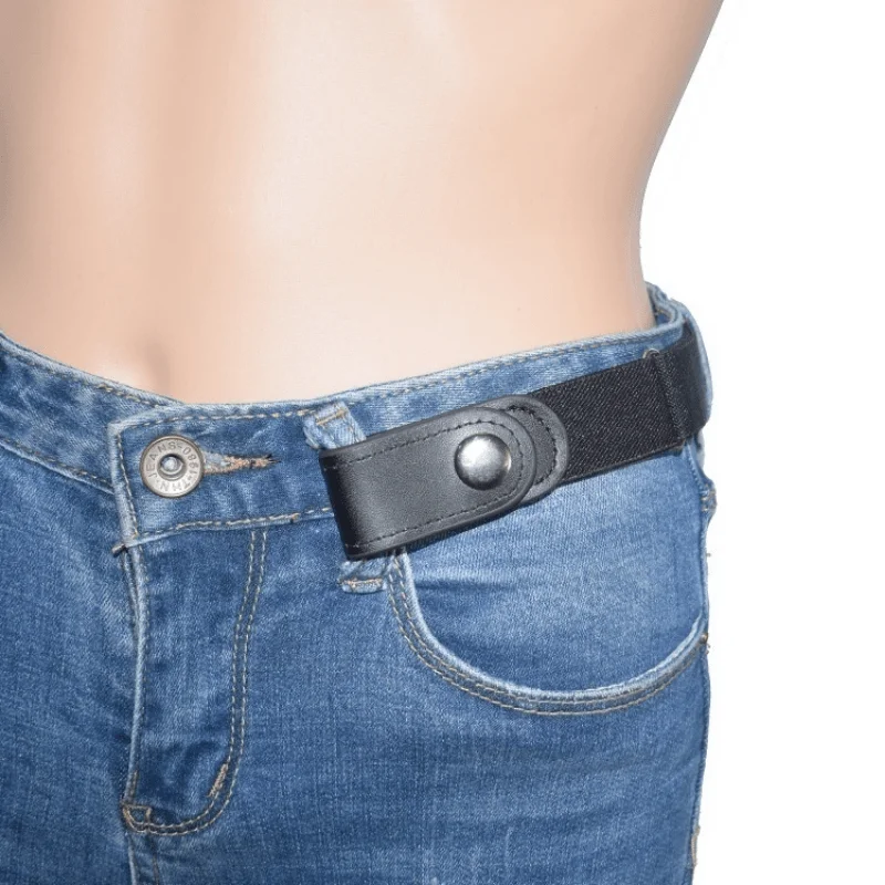 1pc Trendy No Buckle Elastic Waist Belt For Men - Adjustable And Comfortable Solution For Jeans , Ideal Choice for Gifts