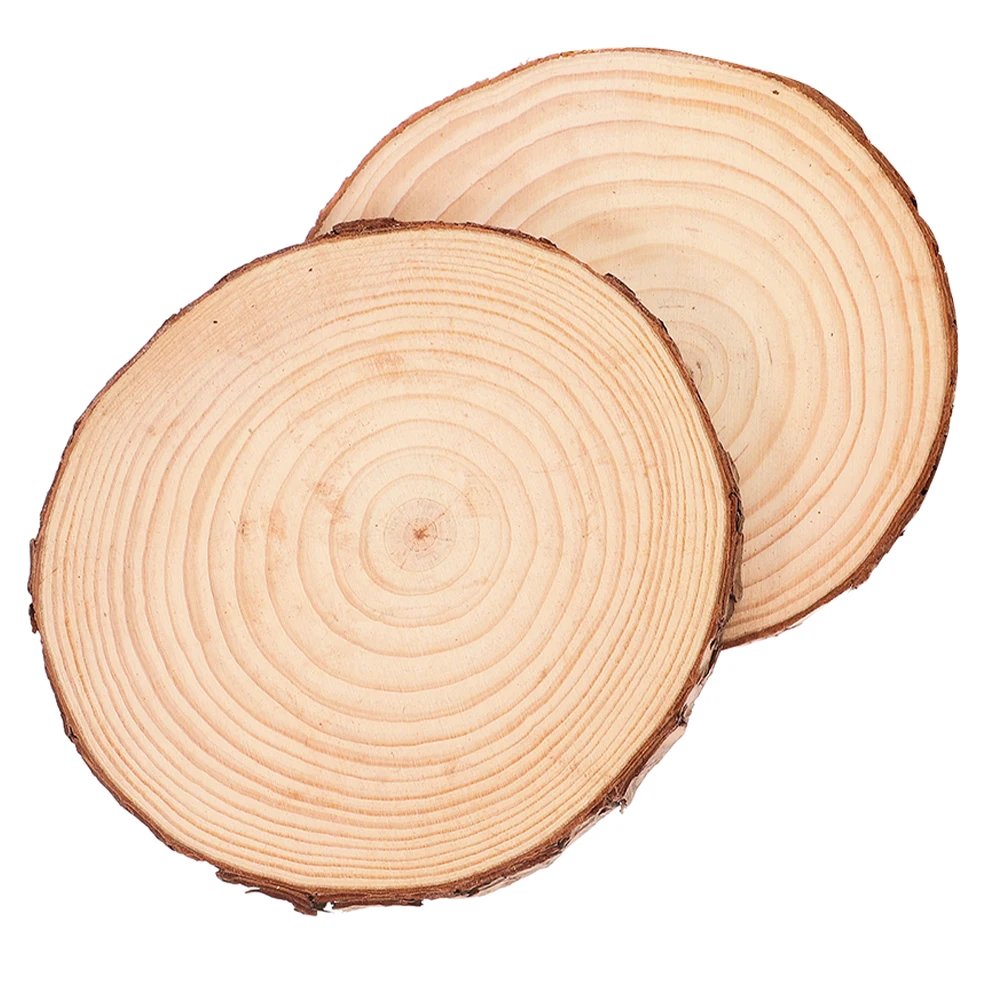 

2Pcs Garden Wooden Stepping Stones Durable Outdoor Natural Rustic Pathway Stones for Landscaping Walkways Outdoor Stone