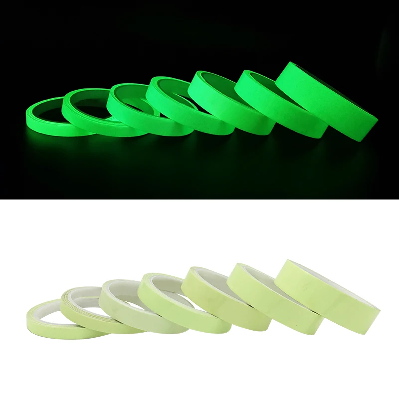 Roadstar Luminous Self-Adhesive Tape Photoluminescent Sticker Glow in the Dark DIY Wall Safety Emergency Stairs Line