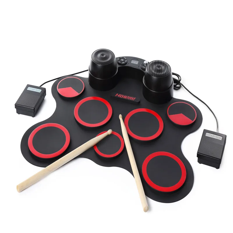 Strike Professional Midi Electronic Drums Kit Cymbal Trigger Percussion Electronic Drums System Bateria Musical Drum Module