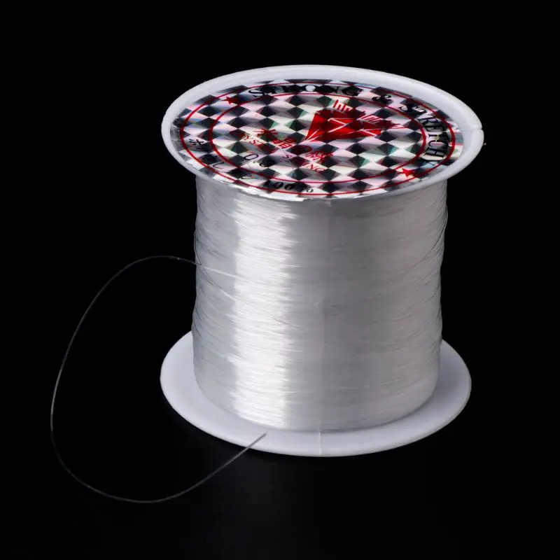 Cordoncini per perline cristallo Cavo invisibile per creazione gioielli con perline 100