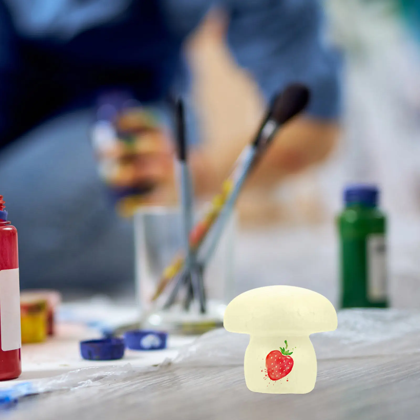 

Набор из 5 пенопластовых грибов для творчества: легко раскрашивать, рисовать, клеить. Идеально для детей, взрослых, церкви, дома.