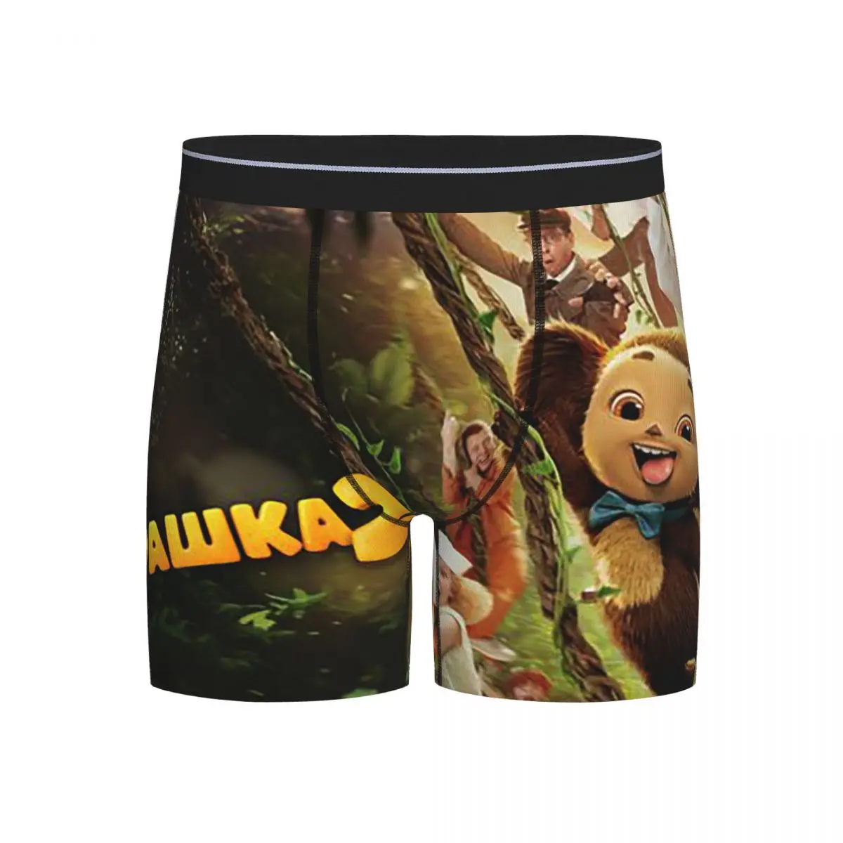 

Long Boxer Underpants Shorts Cheburashka Panties Men Breathable Underwear for Homme Man Boyfriend Gifts