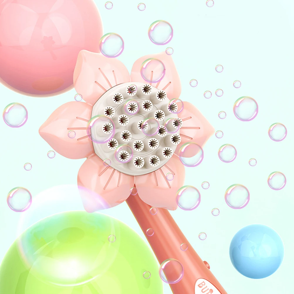 Zonnebloem Bubble Machine Wands voor kinderen Bediend baby's Bellenvormig blaasspeelgoed
