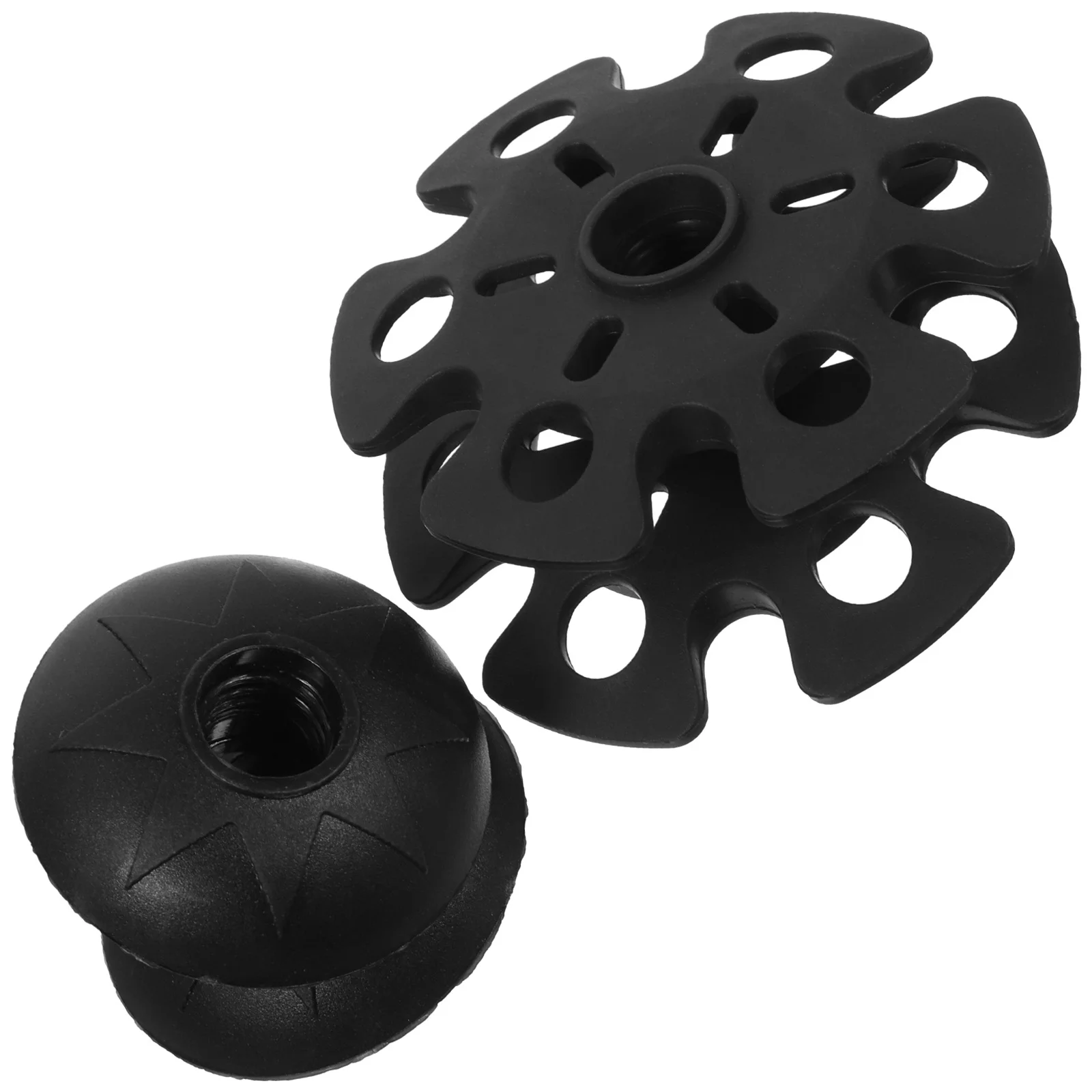 4 pezzi punte per bastoncini da trekking all'aperto lavello da neve preventer fango fiocco di neve disco bastone da passeggio cuscinetti per piedi escursionismo fiocco di neve pad