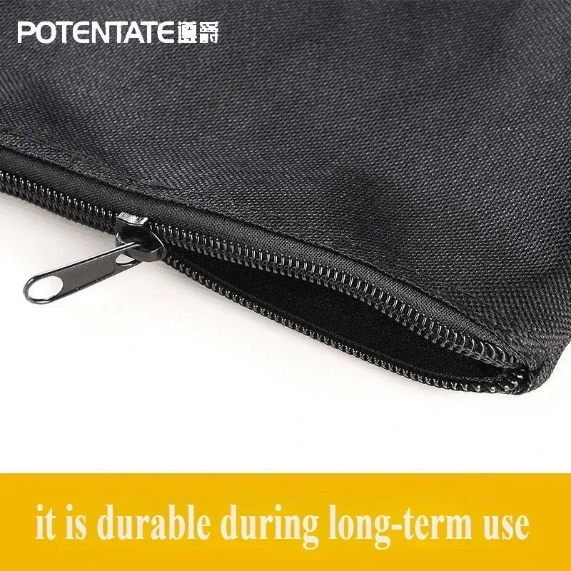 4K/8K Large Dacron Waterproof Light Weight Art Portfolio Tote Bag Black Carrying Storage Case For Poster, Sketching, and Drawing