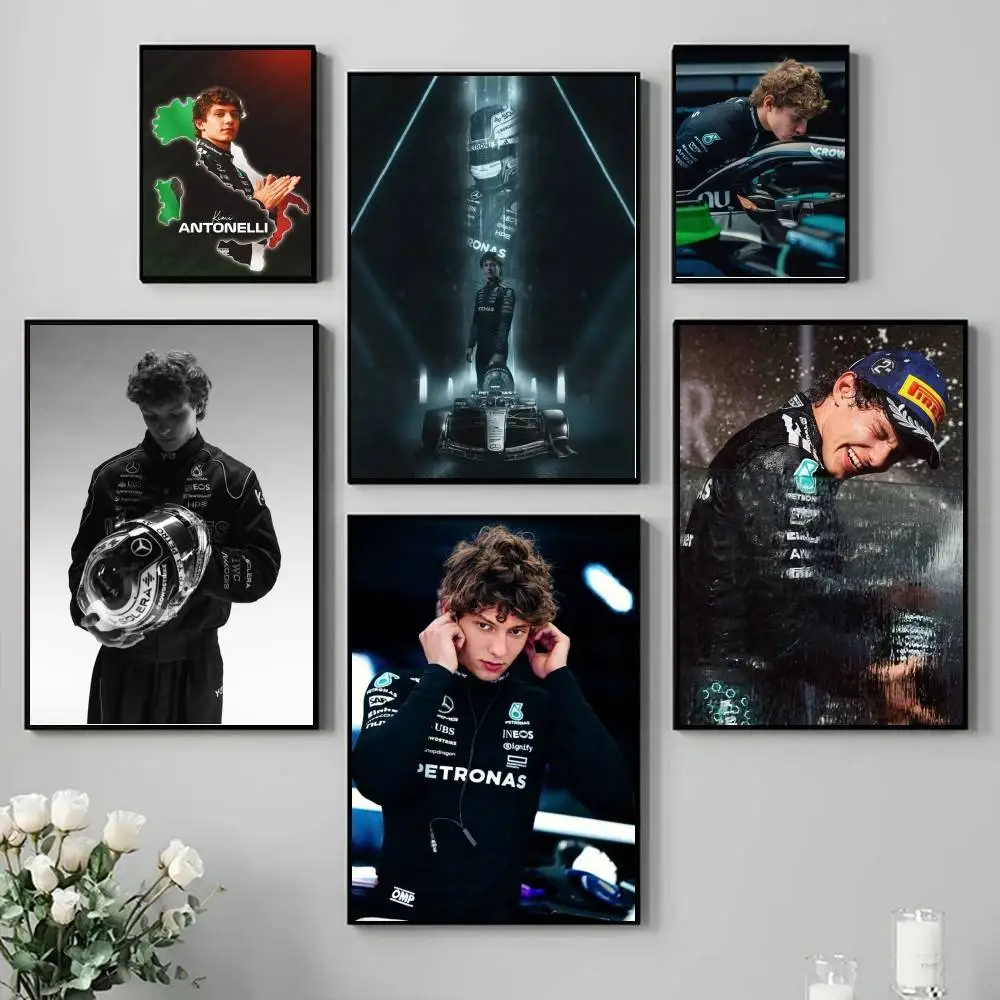 K-Kimi A-Antonelli Poster Self-adhesive Art Waterproof Paper Sticker Coffee House Bar Room Wall Decor