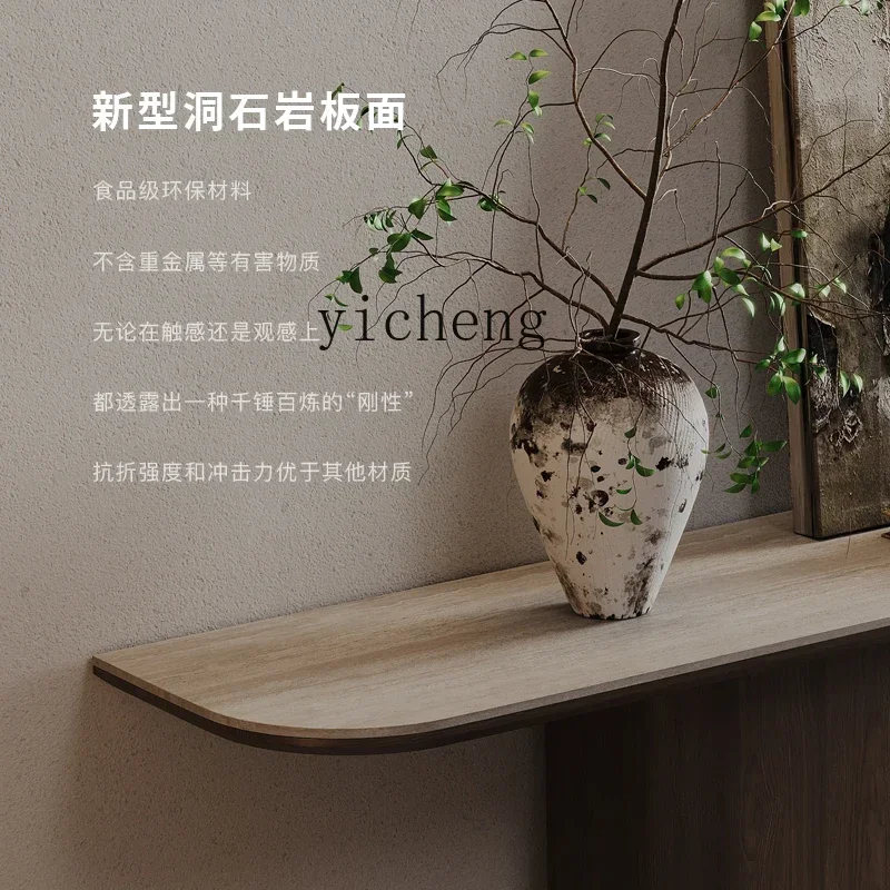 

X-28 Minimalist Entrance Table Antique Living Room Opposite Door Slate Entrance Corridor