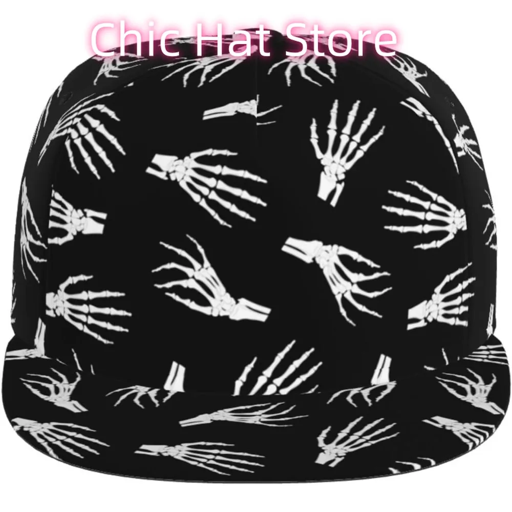 Gothic Goth-5 Horror Baseball Cap Skull Hats Adjustable Trucker Hat Outdoor Sun Cap for Men Women Dad Hat