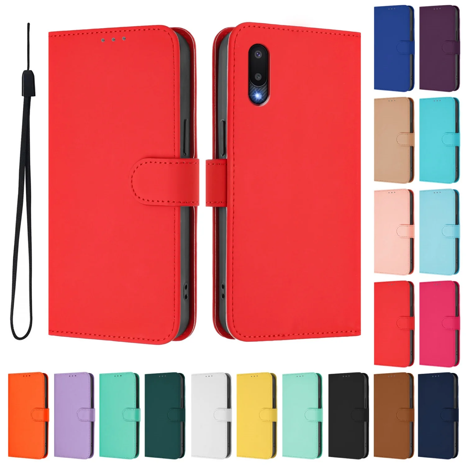 PU Leather Wallet Case For Samsung A12 A13 A23 A22 4G A32 A33 5G A42 Holder Card Flip Phone Cover For Galaxy A52S A72S A53 A73