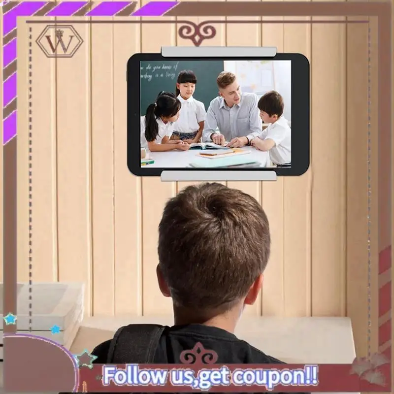 حامل تابلت ABBG مثبت على الحائط بواسطة حامل لوحي لاصق أو لولبي لهاتف Samsung/Kindle/E-Reader