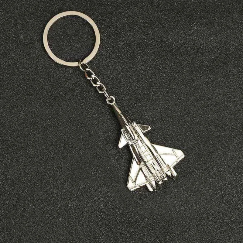 Metal World War Game Fighter plane Warplane Airplane Keychain Funny Aviation Aircraft 3D Tank Keyring Key Chain