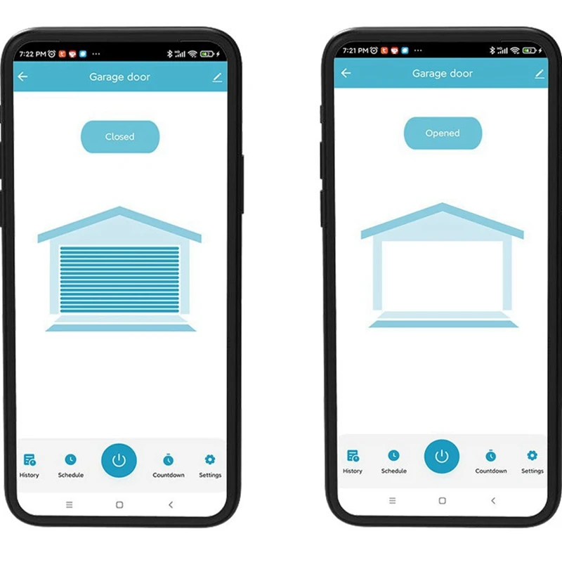 HOT! Tuya WIFI 2.4G Smart Garage Door Opener Controller Open And Close By Phone APP Compatible Alexa And Google Home