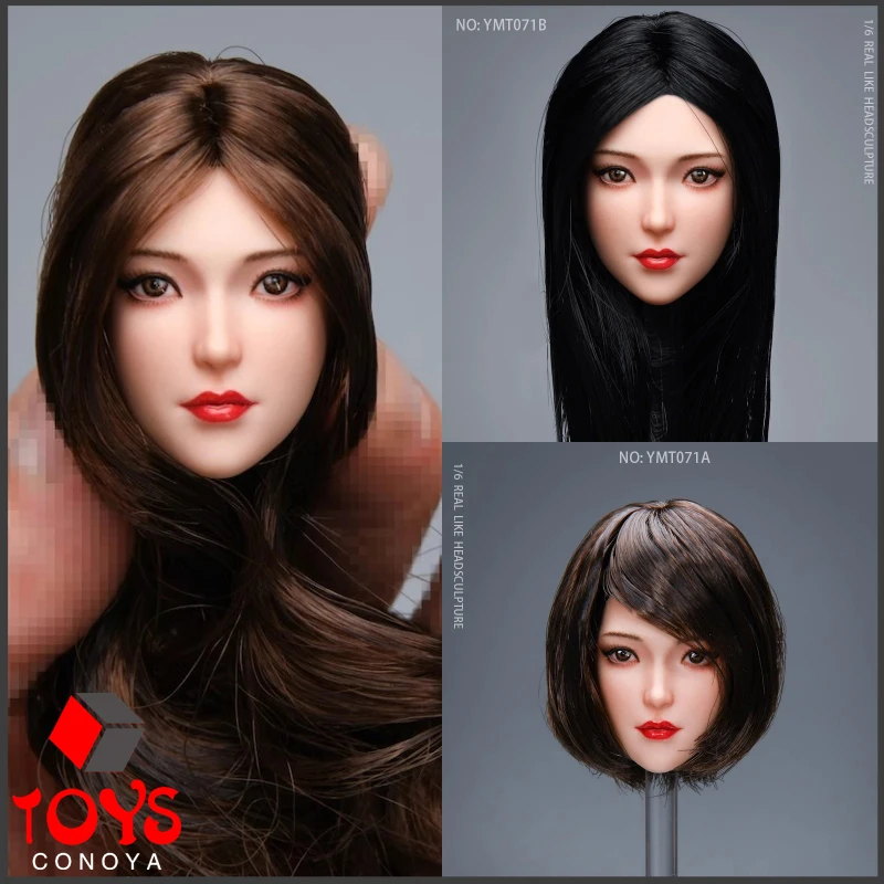 

In Stock YMTOYS YMT071 1/6 Female Leilei Head Sculpt Carving Model Fit 12" TBL PH Soldier Action Figure Pale Body Dolls