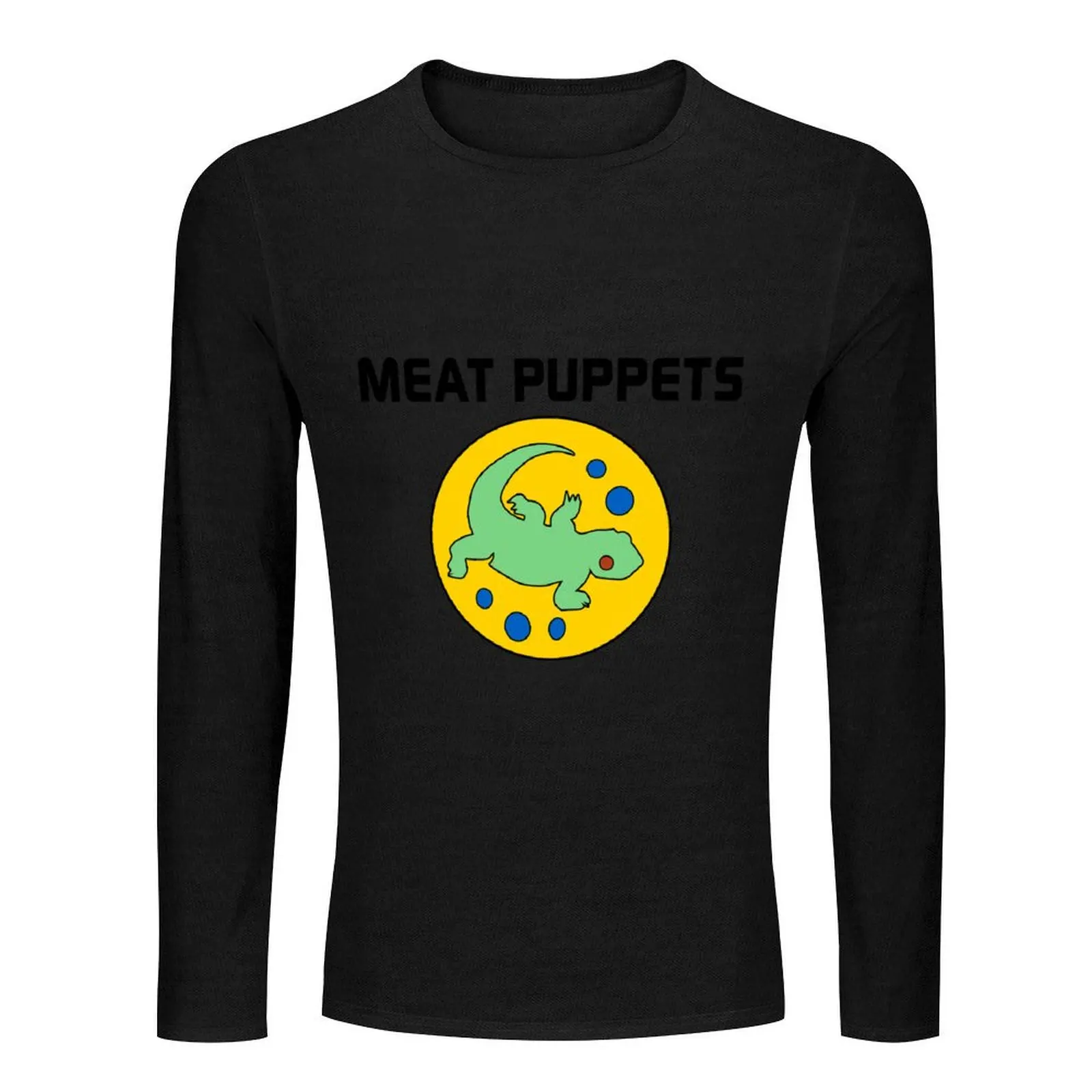 Meat Puppets - Vintage Band Long T-Shirt korean fashion Tee shirt graphics t shirt oversized t shirt men