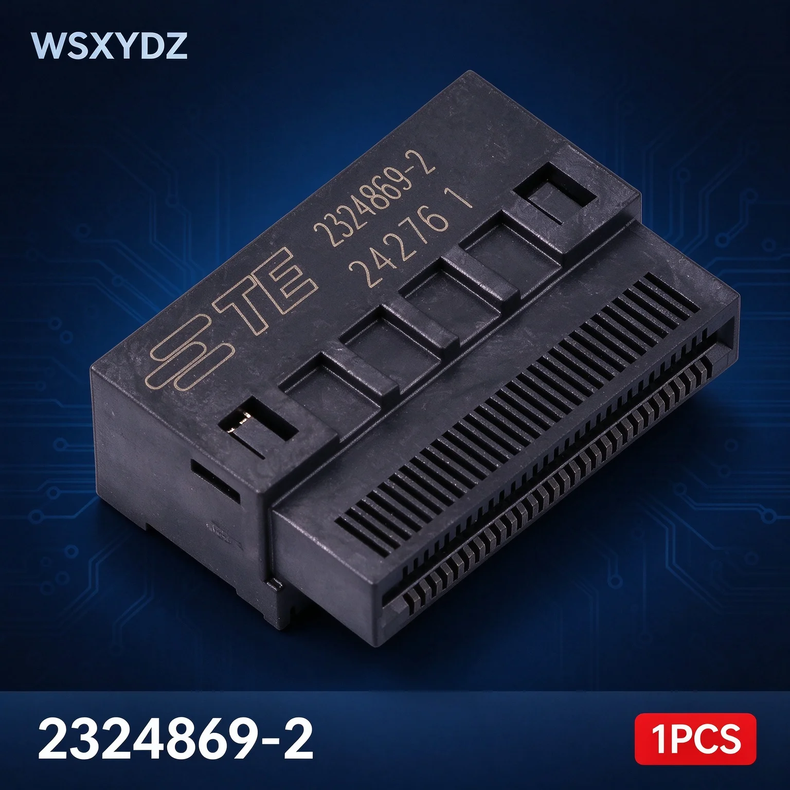 1PCS 2324869-2 TE OSFP Connector 60 Position 0.6mm Pitch SMT Surface Mount 1 Port Gold Over Palladium Nickel Data Center New