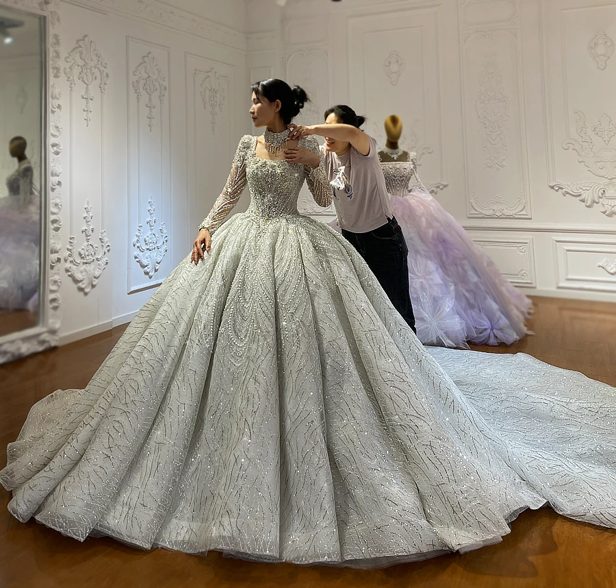 long sleeve ivory wedding dress 2025 Long Sleeve Wedding Dresses for Winter 2025