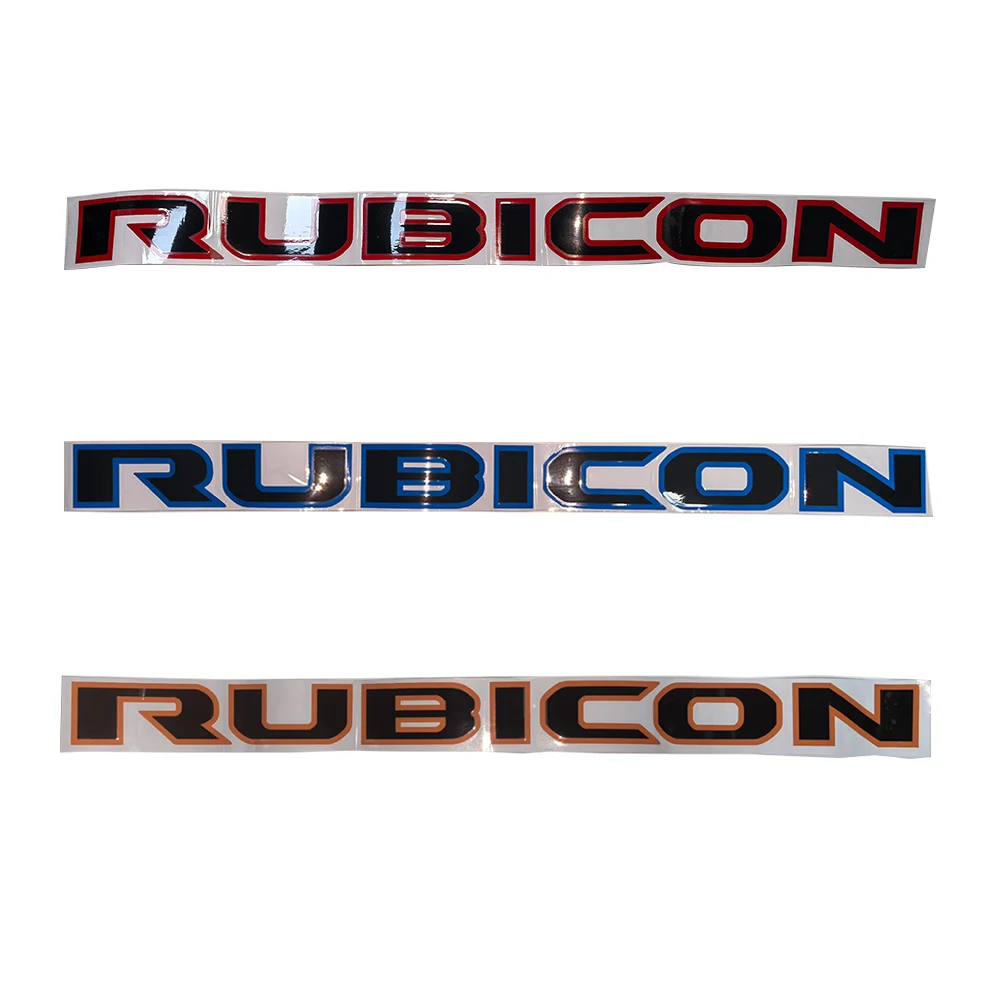 

Letter Sticker For JK JL For RUBICON For Jeep Wrangler JK 2007-2017, JL 2018-2026 SXMA JL1336
