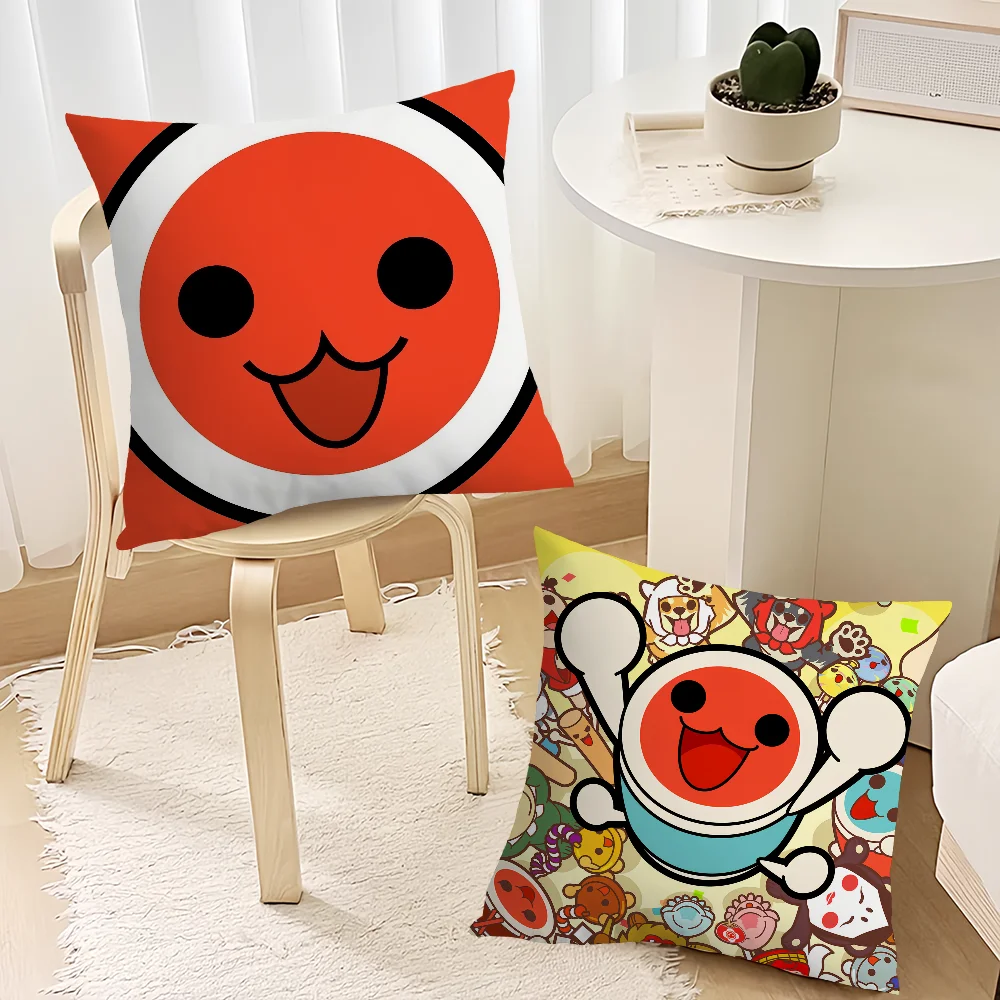 Game Cute no T-TatsujinES cushion cover Living Room Headboard Office T-Taiko Cushion Bedroom Cushion Sofa Nap Time Pillow Case