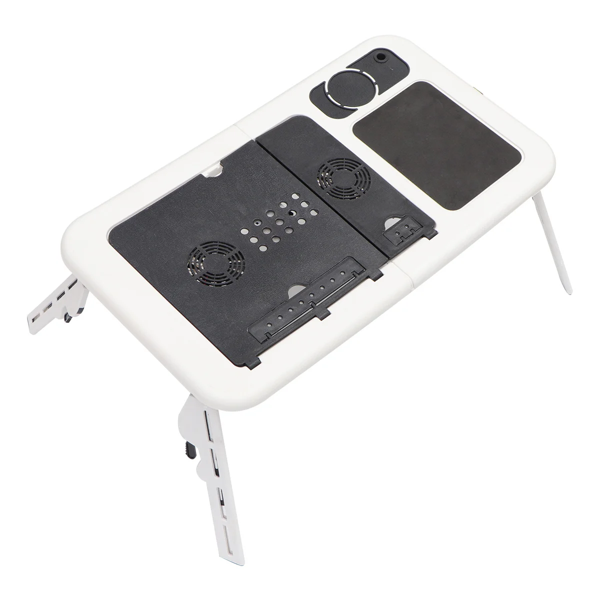Folding USB Cooling Table Computer Desk Laptop Stand Notebook Desks Multifunction Stands