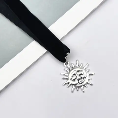 Filmen Leon: Den professionella Matilda Cosplay Halsband Solhänge Svart Rep Choker Kedja Smycken Tillbehör Rekvisita 8 best sales funko matilda - №5