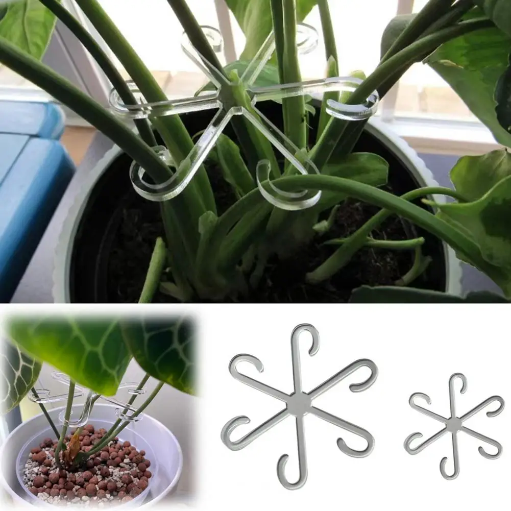 

Plant Stem Support Hooks Acrylic Plant Vine Holders Waterproof Plant Stem Hook Trellis for Garden Plants Potted Plants