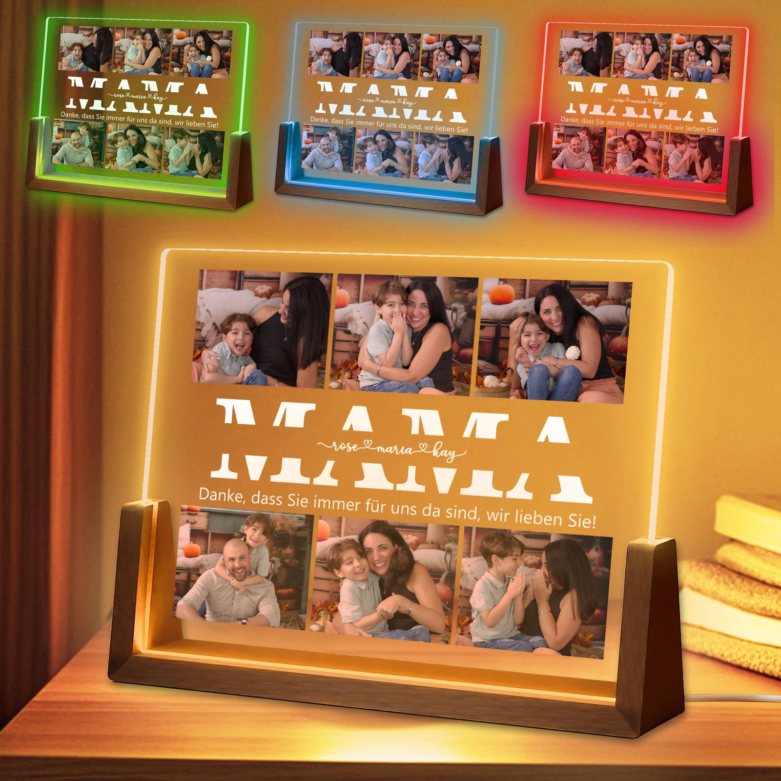 

Персонализированный световой короб — настраивайте эксклюзивную памятью вашего ребенка. Требуется настройка.