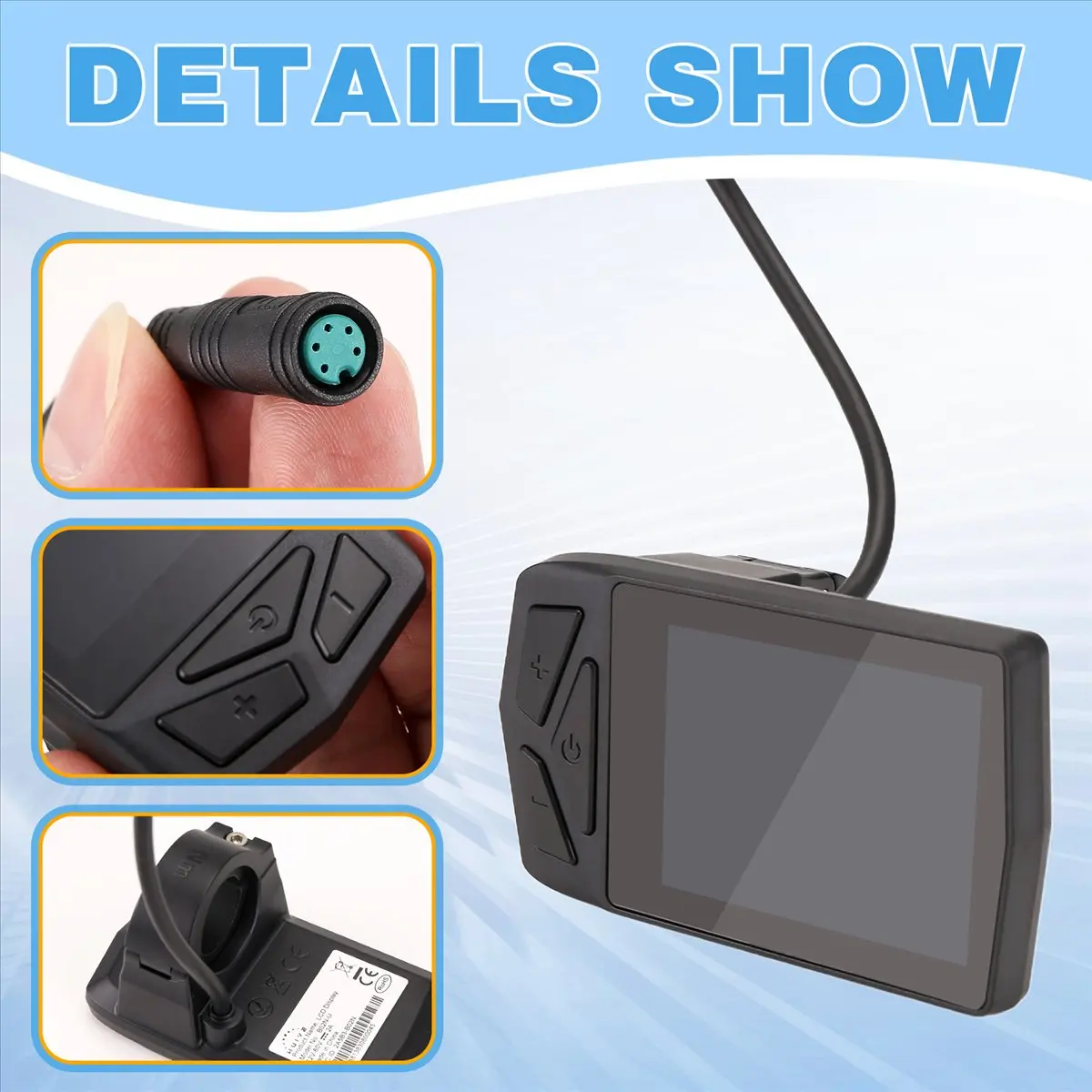 

(X07A) For BaFang Electric Assisted Bicycle Color Bluetoth Display UART Protocol Mid Motor for BBS01 BBS03 BBS02 BBSHD G340