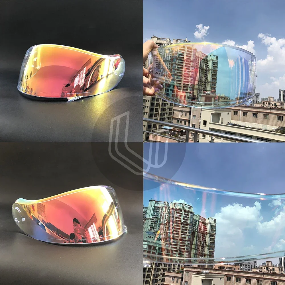 Motorcycle Helmets Visor For Shoei Neotec 2 Neotec II CNS-3 Helmet Lens Visor Plating Uv Protection Lens