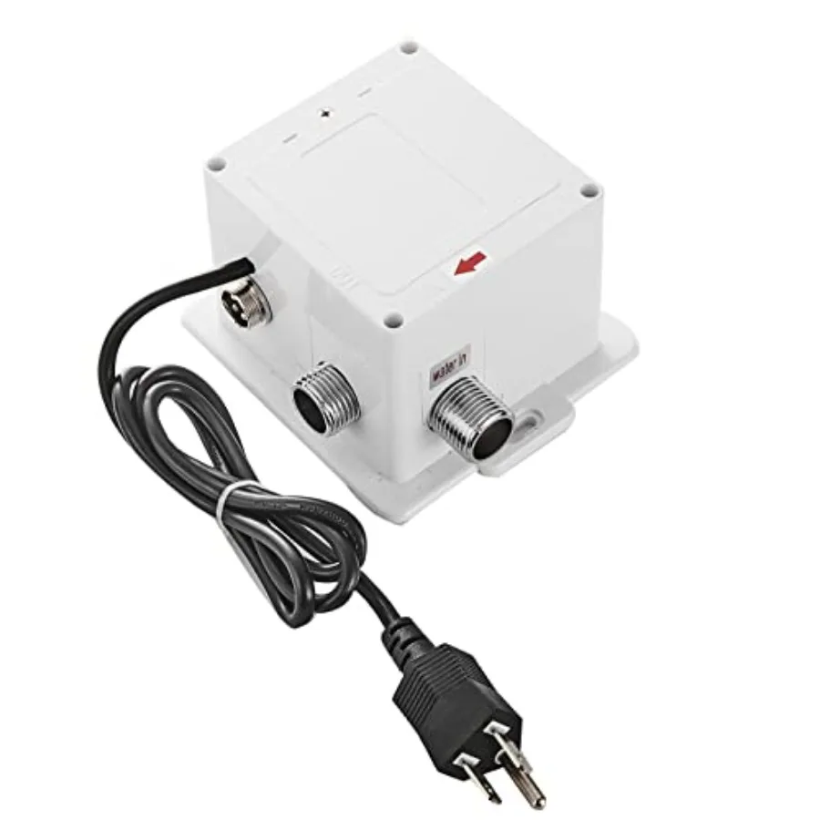 

Automatic Sensor Control Box Dual Powered for Bathroom Sink Faucet Touchless Temperature Commercial Deck Mount Solid Brass Moti