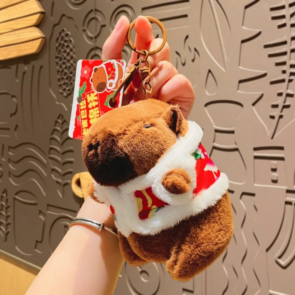 Popular Plush Capybara Plush Capibala Multiple styles key chain Kawaii Backpack Pendant Candle